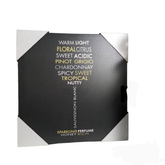 Wine Canvas Art NEW Vinyl Wall Hanging Picture Word Shaped Wine Glass Print - Picture 1 of 13